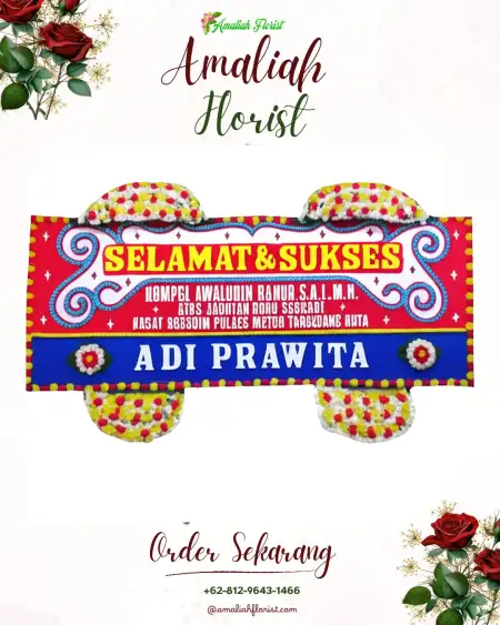 Papan Bunga Ucapan Selamat Kutoharjo